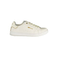 Gas White Polyester Athletic Sneakers