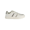 Gas White Polyester Athletic Sneakers