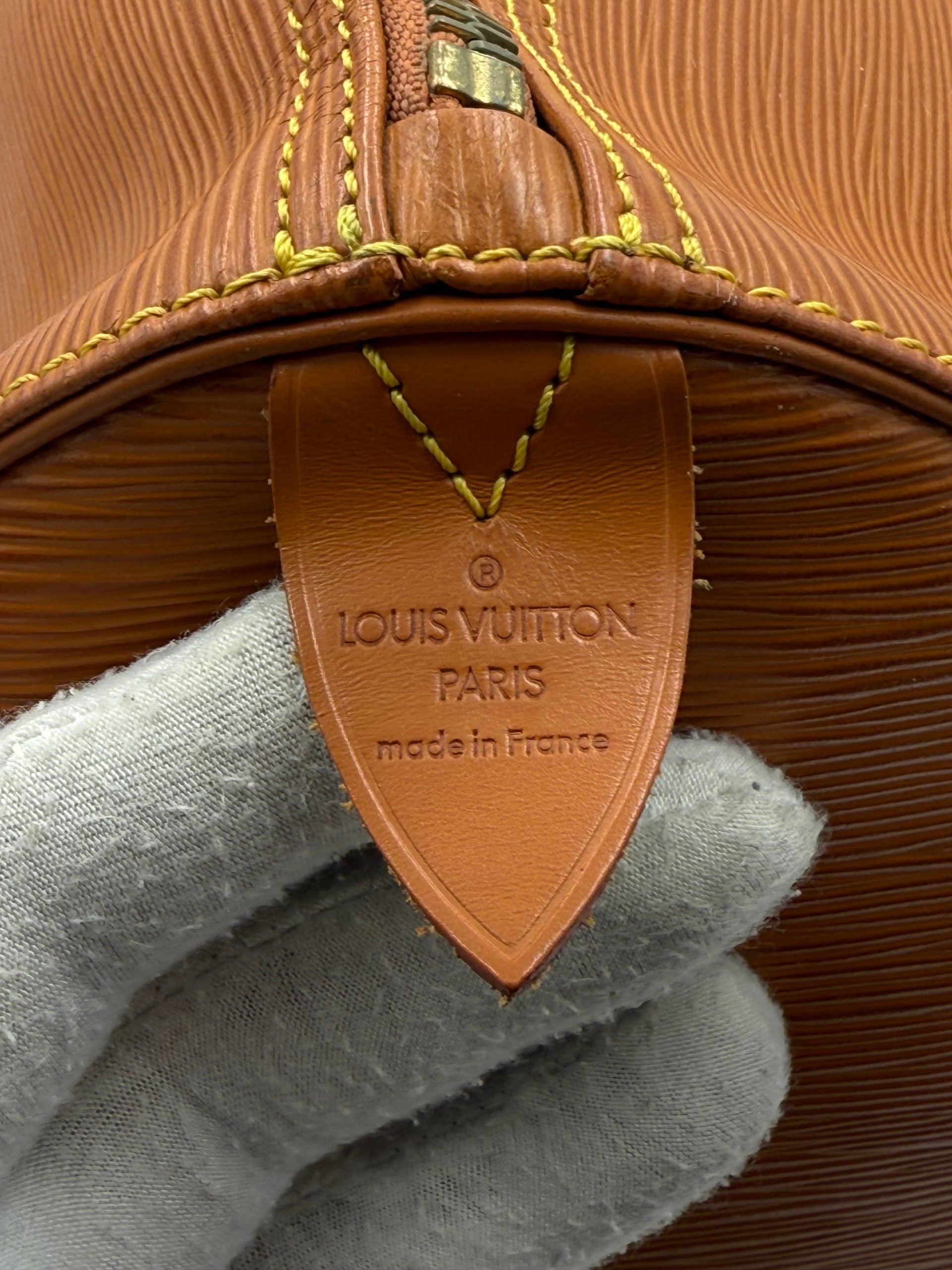 Louis Vuitton LOUIS VUITTON KEEPALL 50 in Brown EPI Leather Handbag