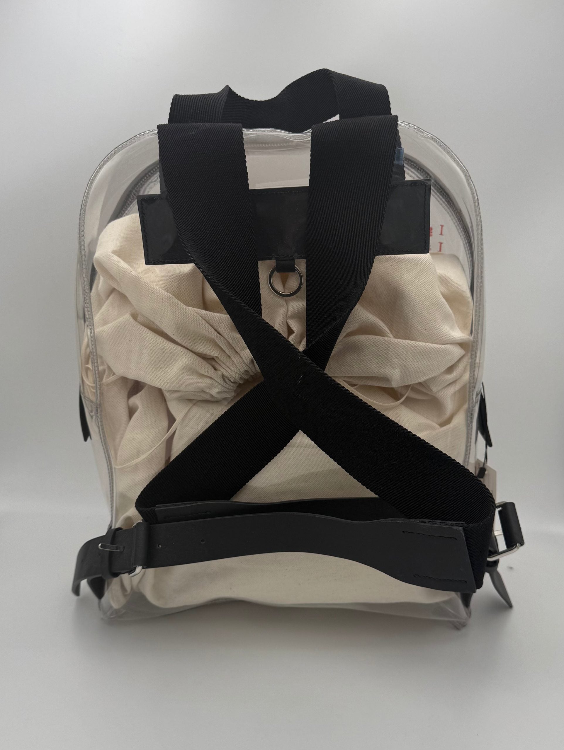 Valentino Garavani VALENTINO GARAVANI Mochila de Piel y Plástico Transparente