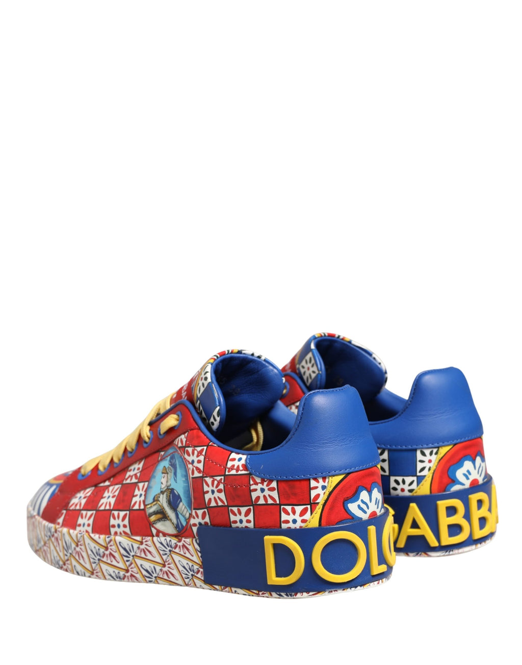Dolce & Gabbana Multicolor Portofino Carretto Women Sneakers Shoes