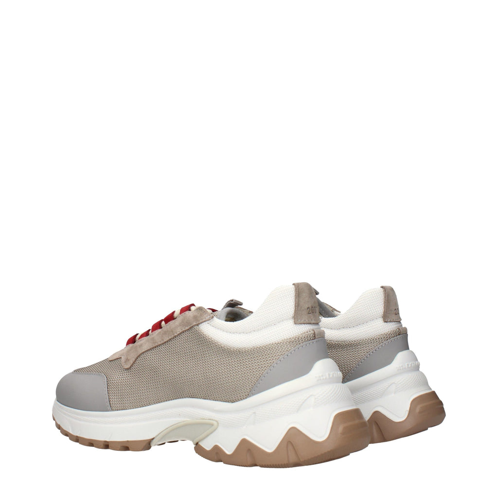 Eleventy Multicolor Fabric Chunky Sneakers