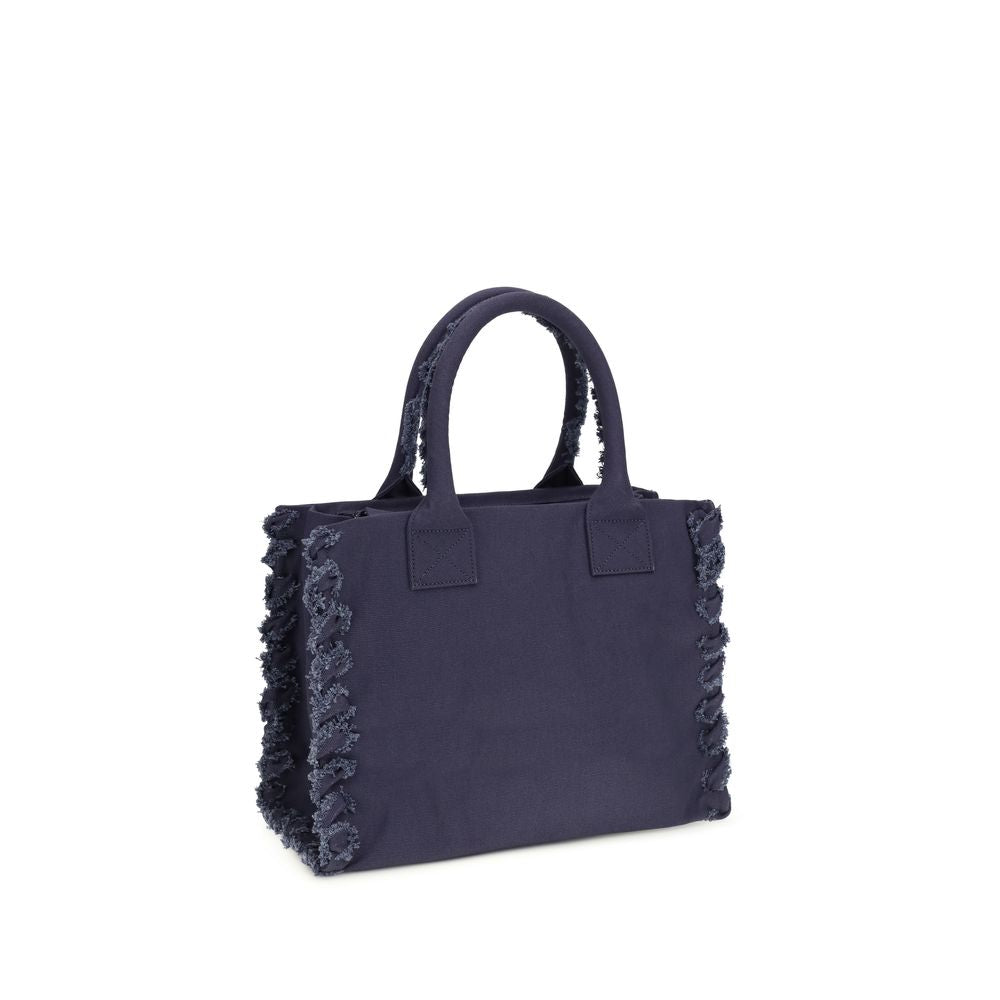 Bolso al hombro PINKO de algodón azul