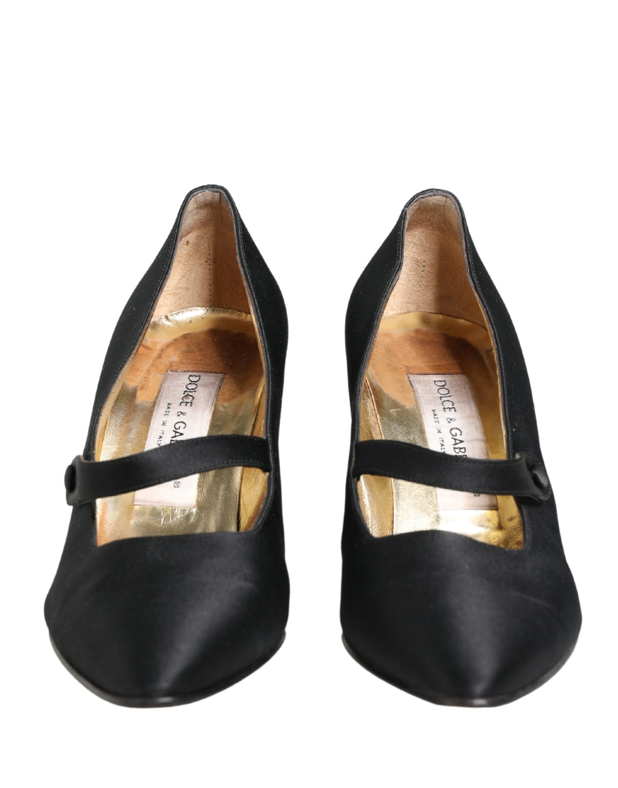 Zapatos de salón Mary Jane Dolce & Gabbana de satén negro