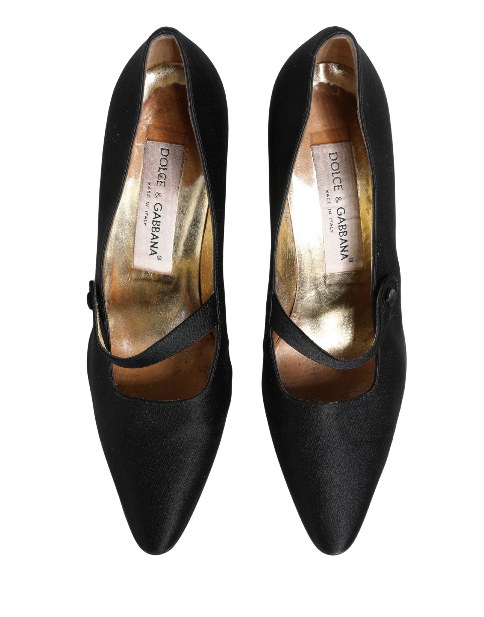 Zapatos de salón Mary Jane Dolce & Gabbana de satén negro