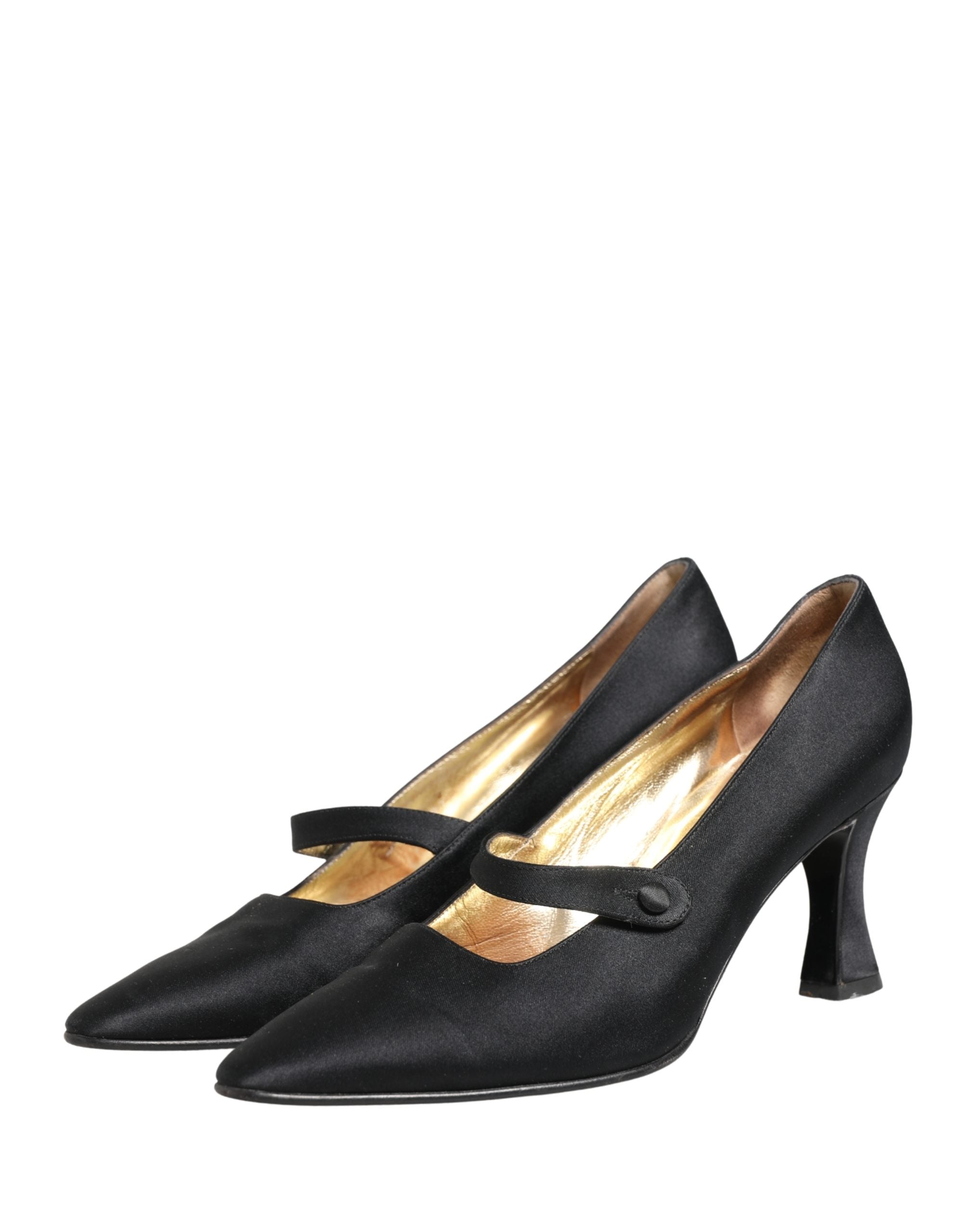 Zapatos de salón Mary Jane Dolce & Gabbana de satén negro