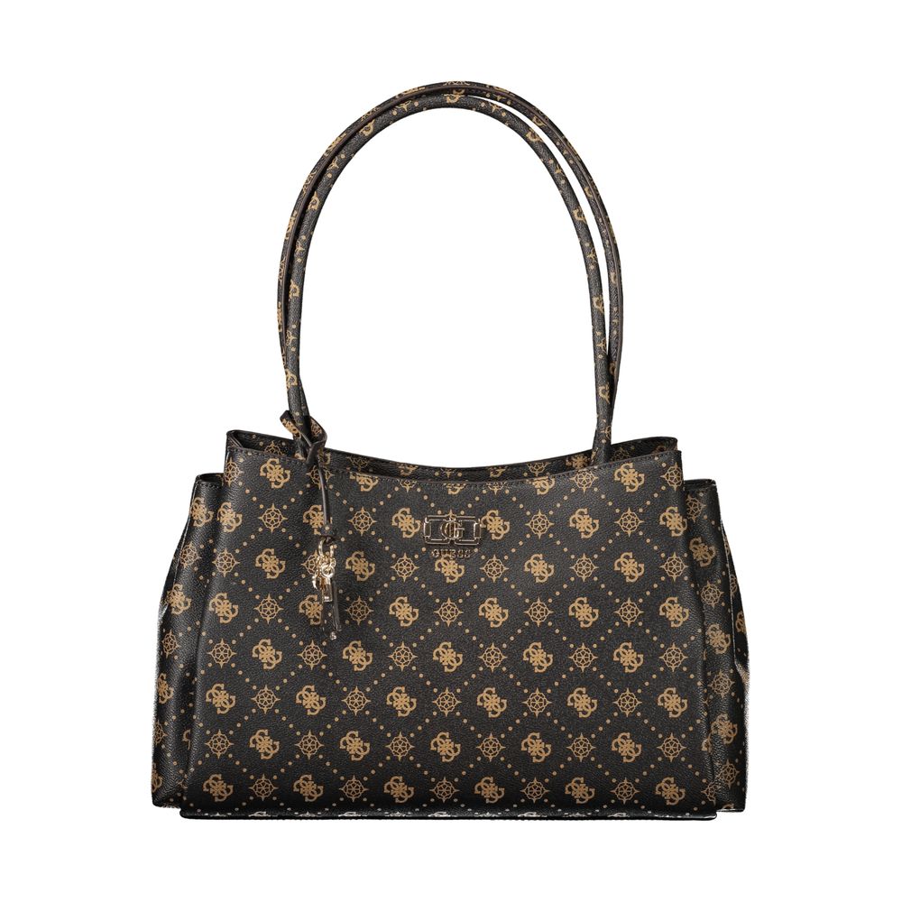 Guess Jeans Brown Polyethylene Handbag