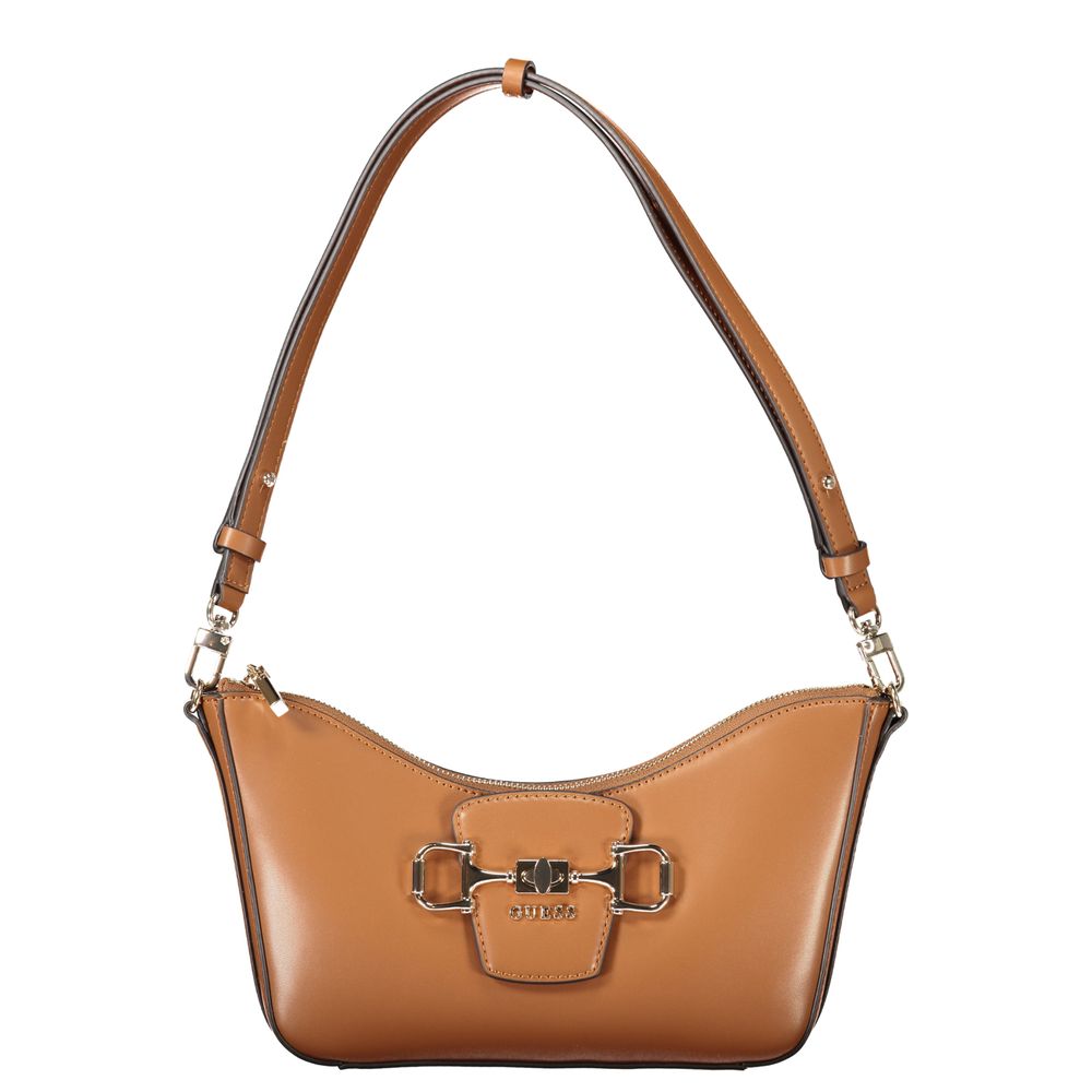 Guess Jeans Brown Polyethylene Handbag