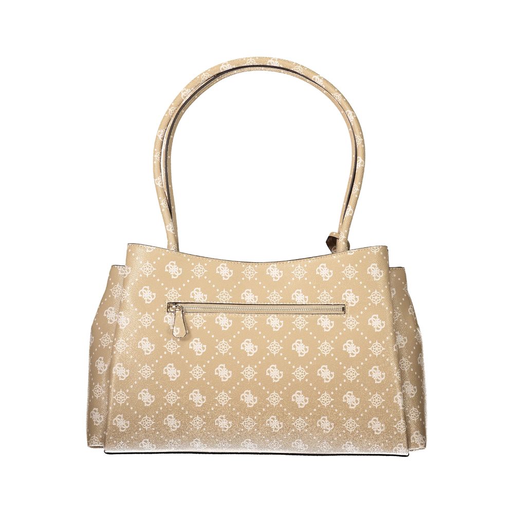 Guess Jeans Beige Polyethylene Handbag