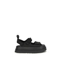 UGG Black Recycled Polyester Platform Sandals