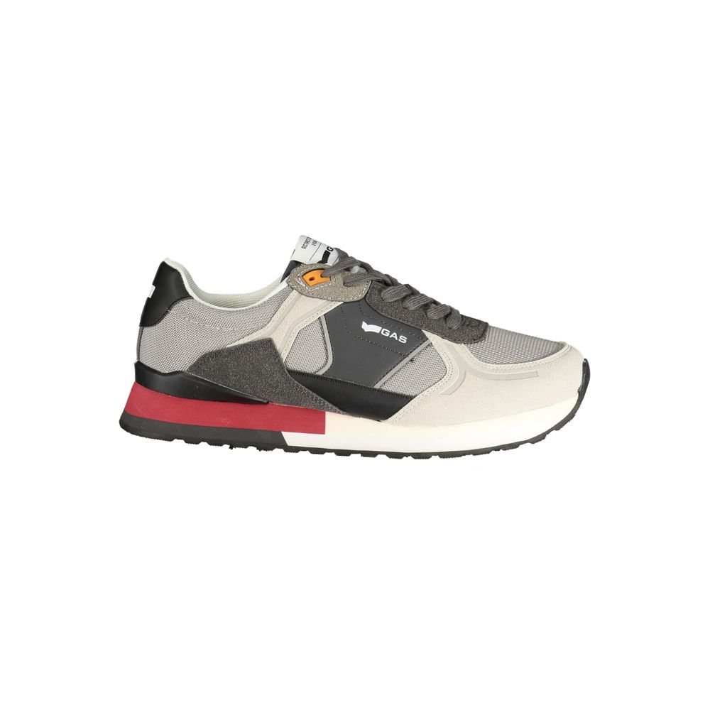 Gas Grigio Polyurethane Men Sneaker
