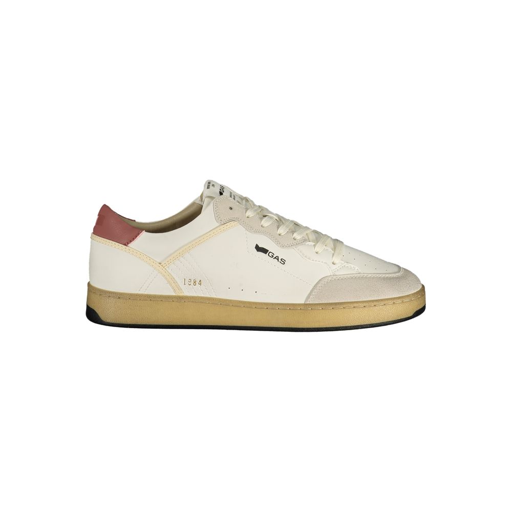 Gas Bianco Poliuretano Uomo Sneaker
