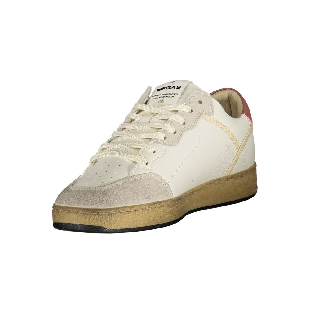 Gas Bianco Poliuretano Uomo Sneaker