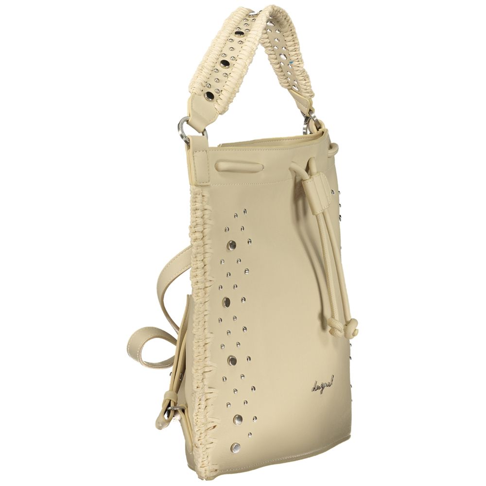 Desigual White Polyurethane Women's Backpack