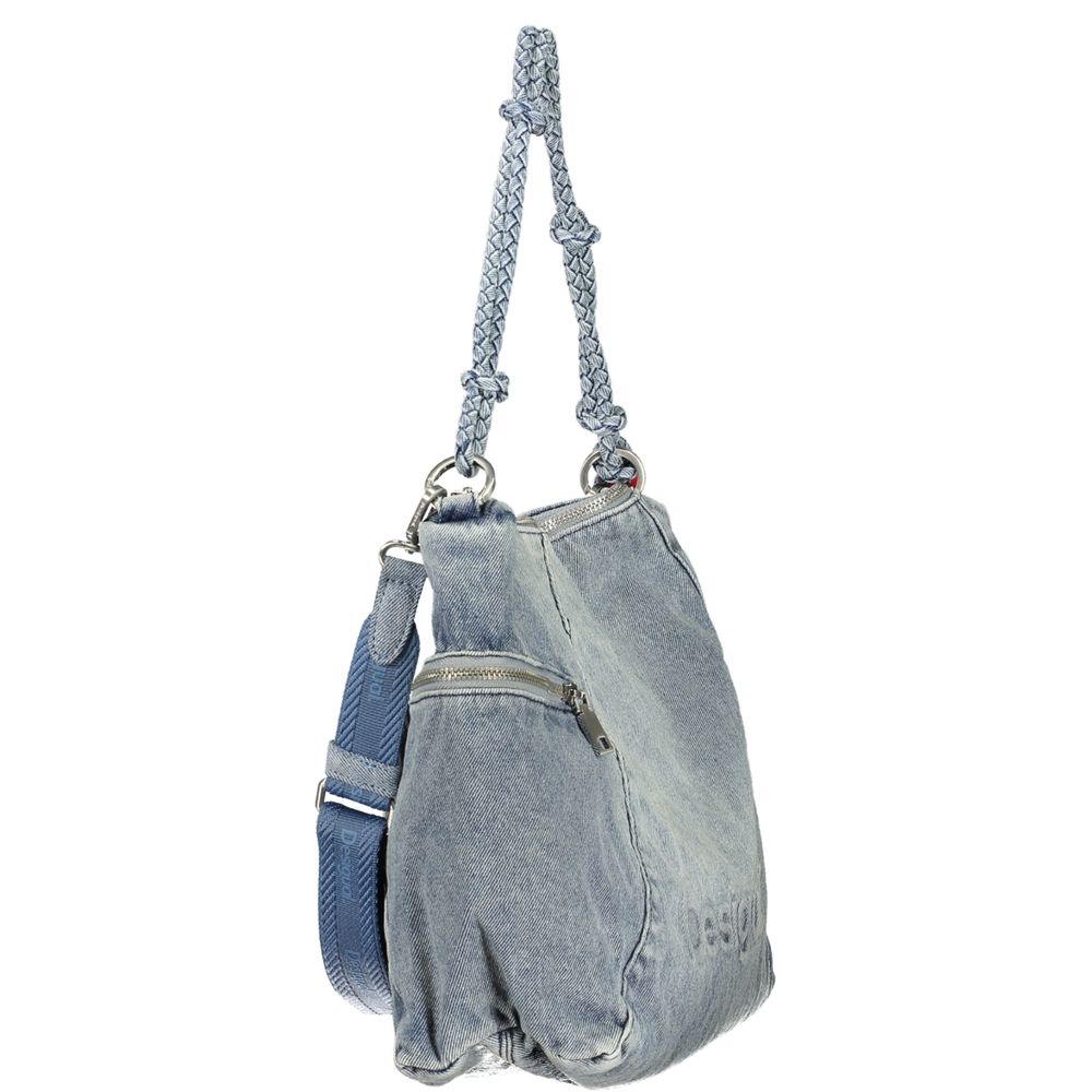 Desigual Azzurro Cotton Women Bag