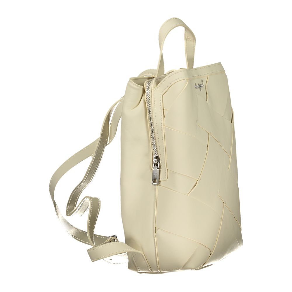 Desigual White Polyurethane Women Backpack