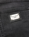 Dolce & Gabbana Black Cotton Stretch Regular SkinnyDenim Jeans