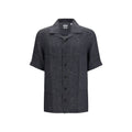Brunello Cucinelli Gray Linen Shirt