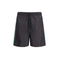 Gucci Black Nylon Shorts