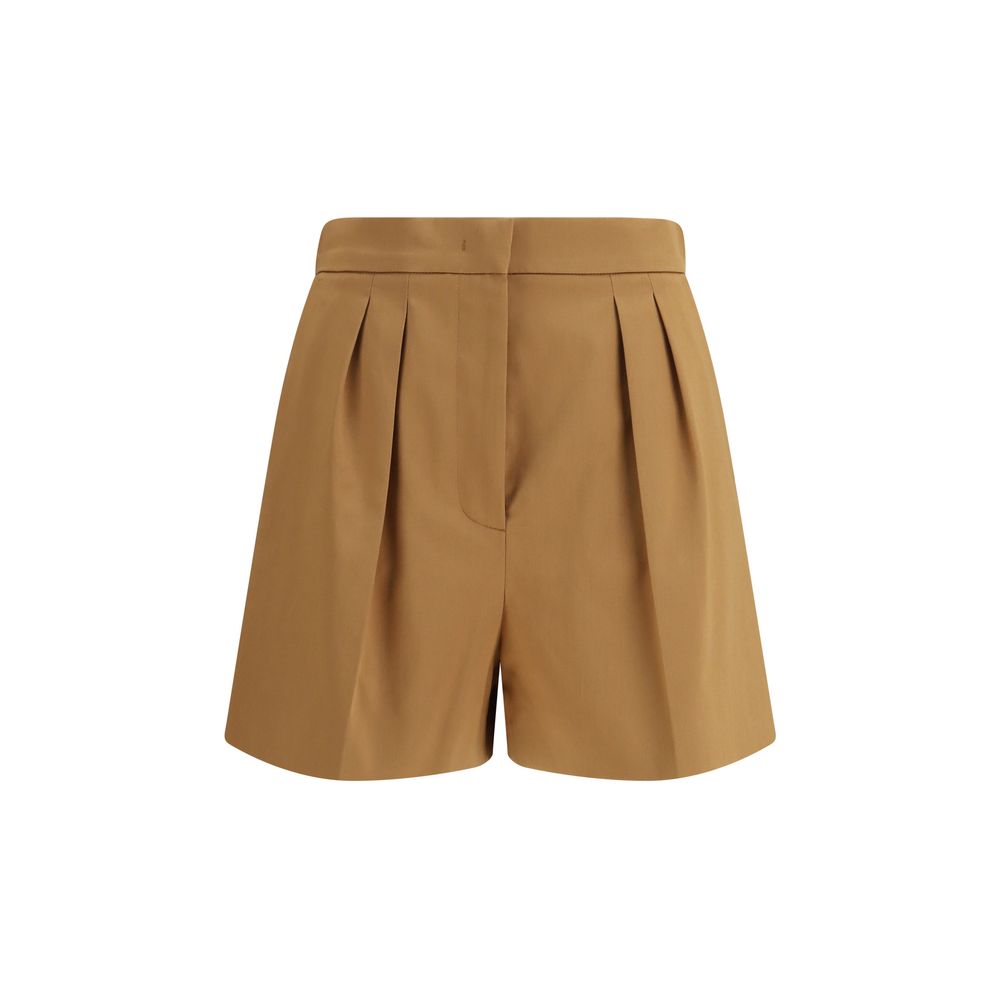 Max Mara Beige Cotton Bermuda Shorts