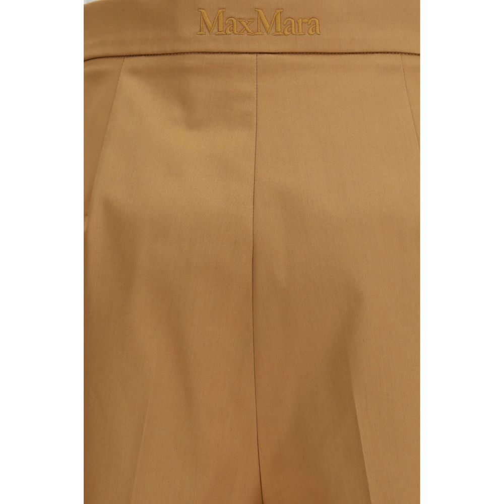 Max Mara Beige Cotton Bermuda Shorts