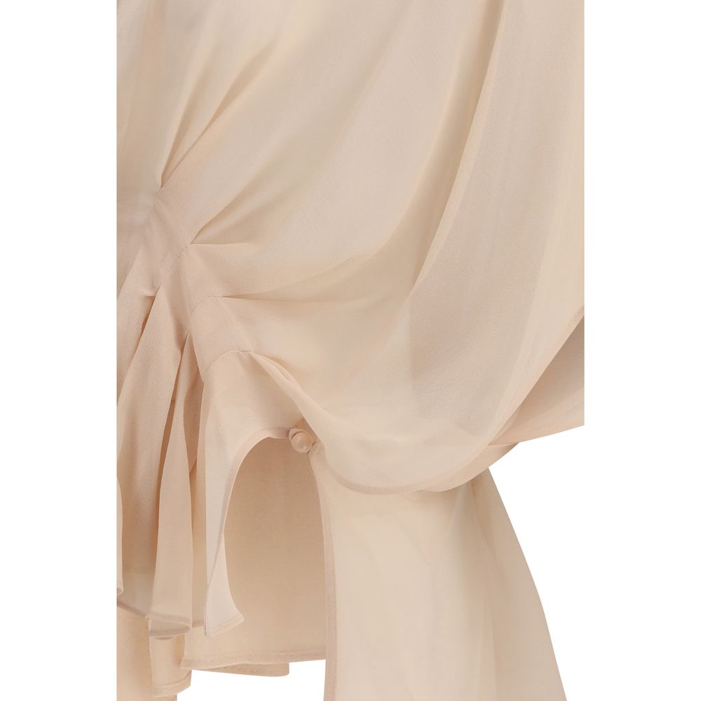 Max Mara Multicolor Silk Coat