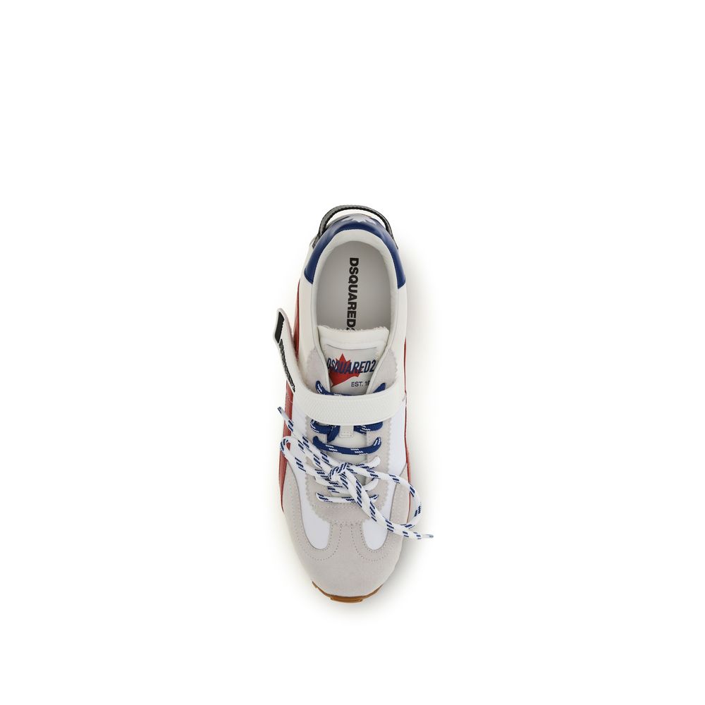 Zapatillas Dsquared² de piel de becerro multicolor Bos Taurus