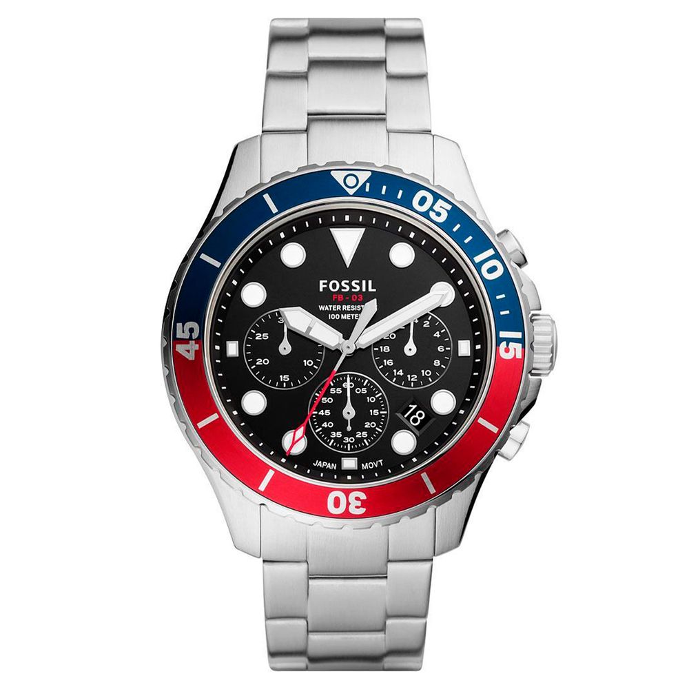 Fossil Gray Stainless Steel Sport Watch