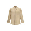 Our Legacy Beige Cotton Pattern Shirt