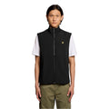 Lyle & Scott Black Polyester Sleveless Jacket