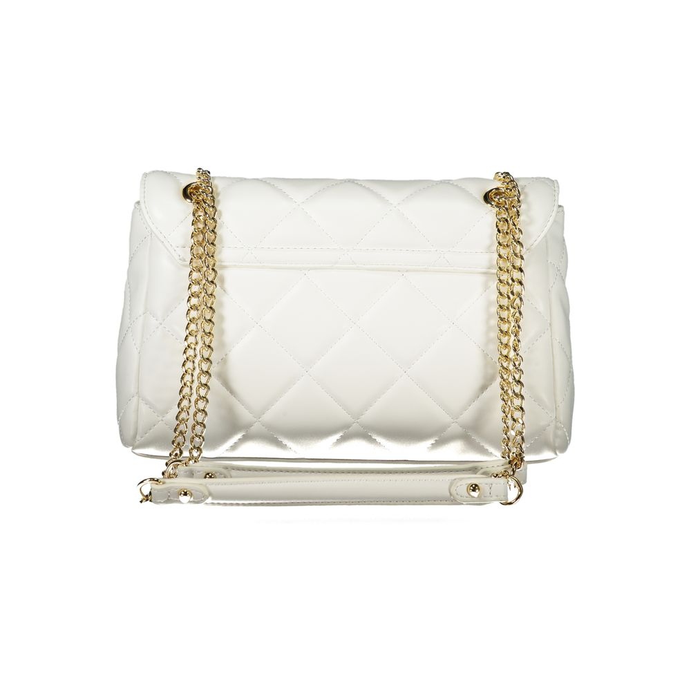Mario Valentino Bianco Polyurethane Women Shoulder Bag