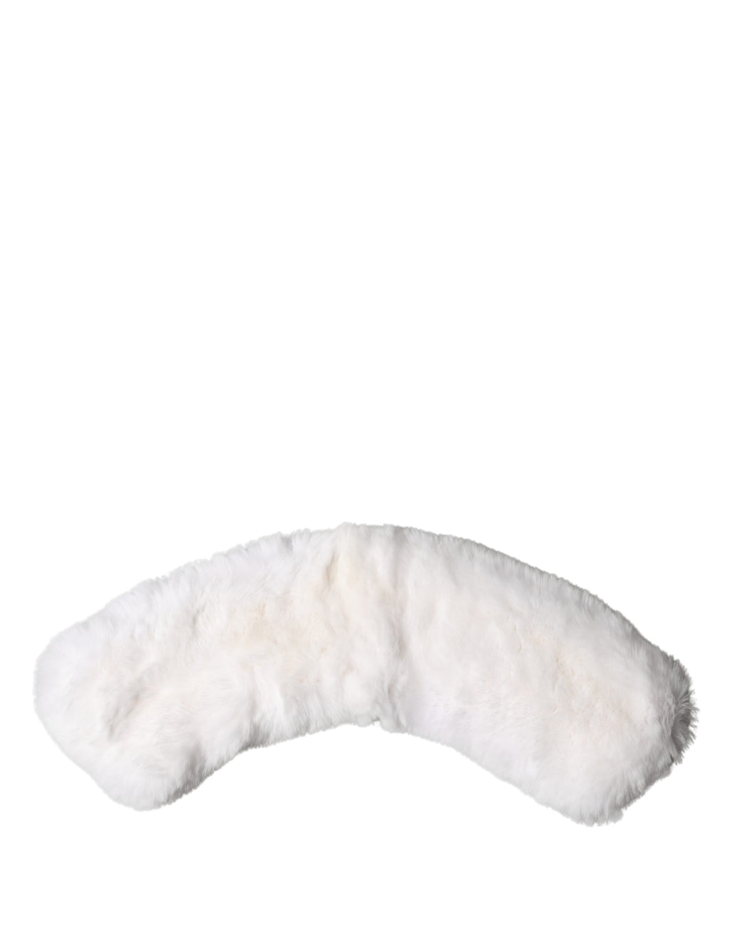 Chal de hombro envolvente de piel blanca Dolce & Gabbana