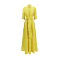 Sara Roka Bicolor Polyester Casual Dress