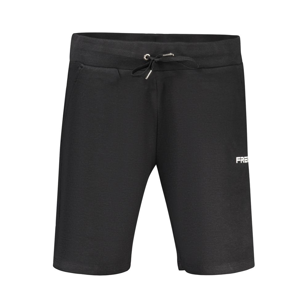 Pantalones Freddy de algodón negro para mujer