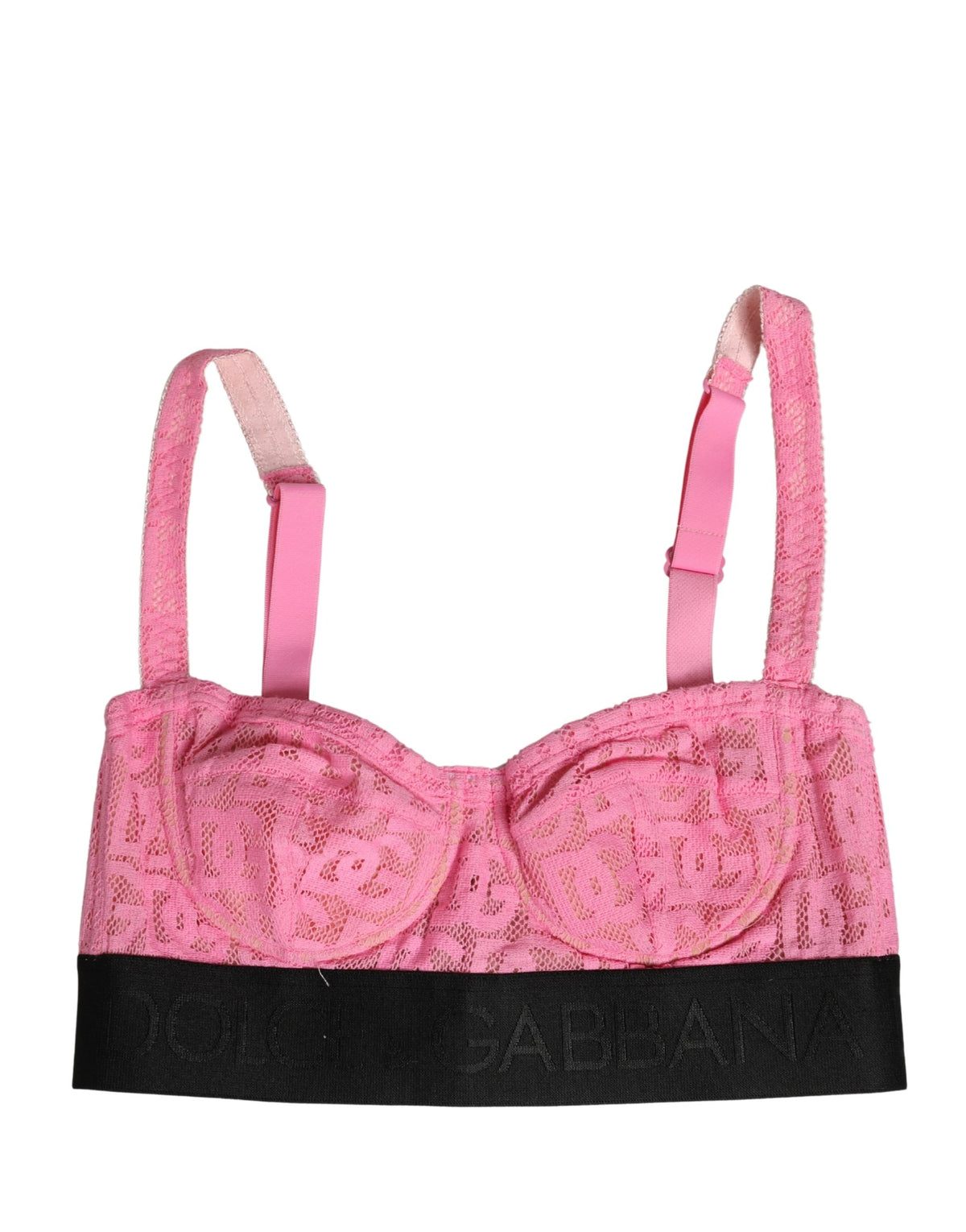 Soutien-gorge balconnet à armatures semi-rembourré rose Dolce & Gabbana