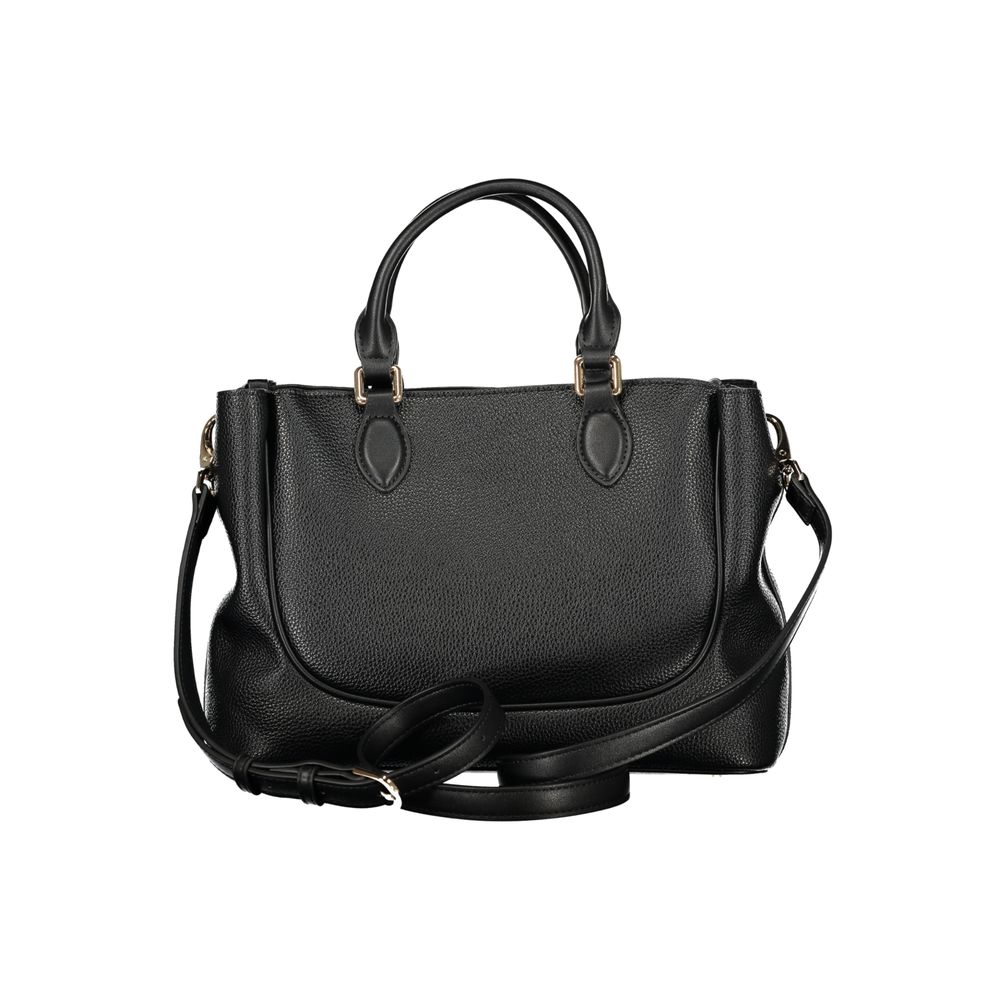 Bolso de mujer de poliuretano negro Mario Valentino