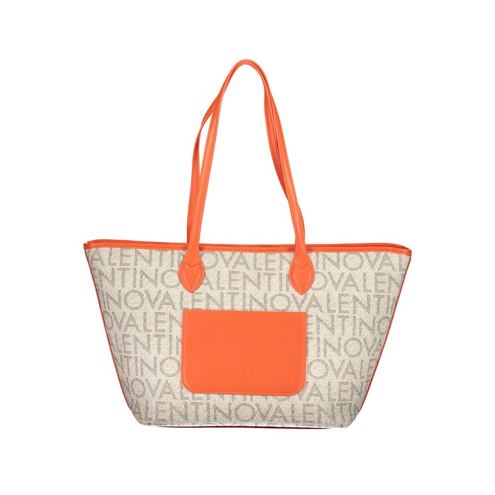 Bolso de Mujer de Poliuretano Beige Mario Valentino