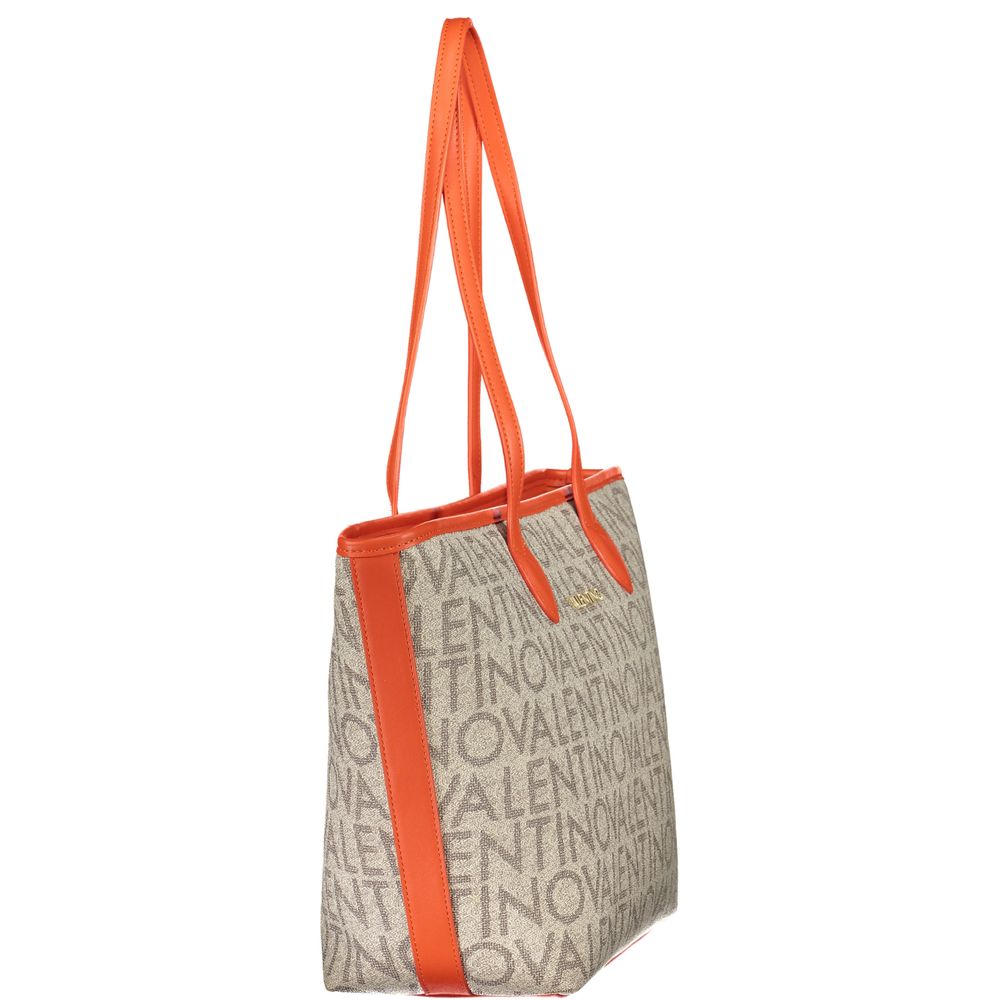 Bolso de Mujer de Poliuretano Beige Mario Valentino