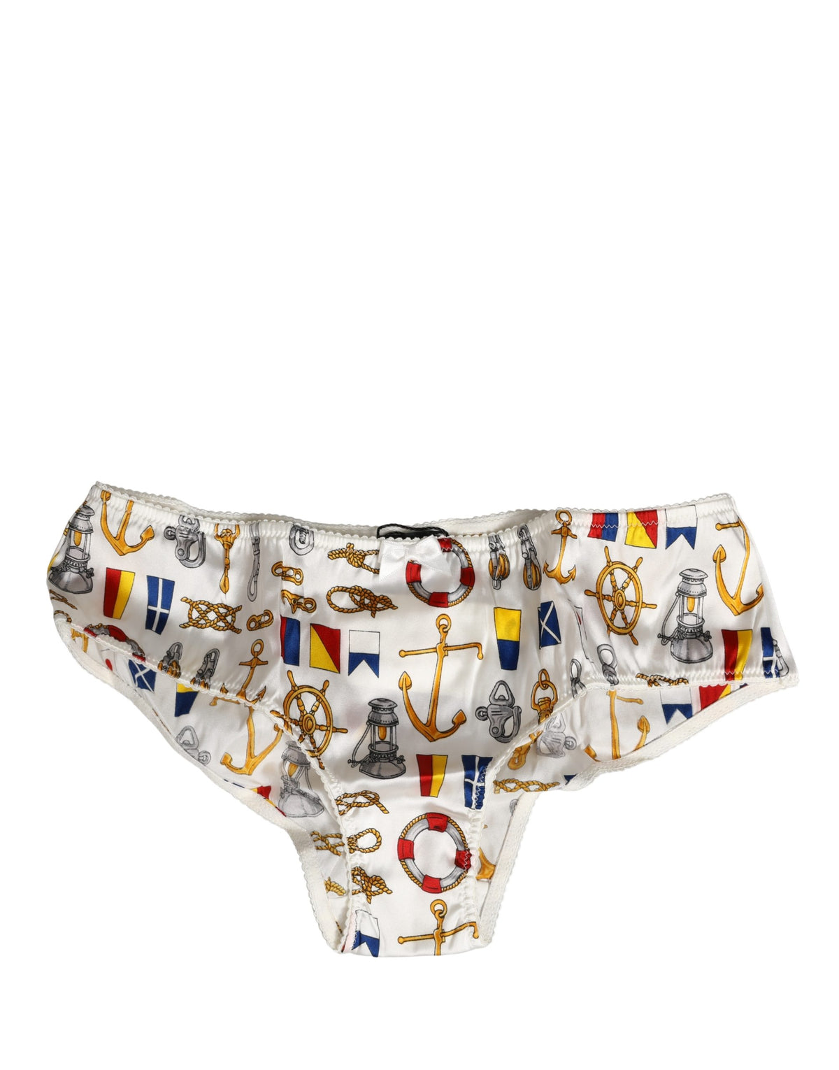Sous-vêtement Dolce & Gabbana en polyester blanc imprimé marin