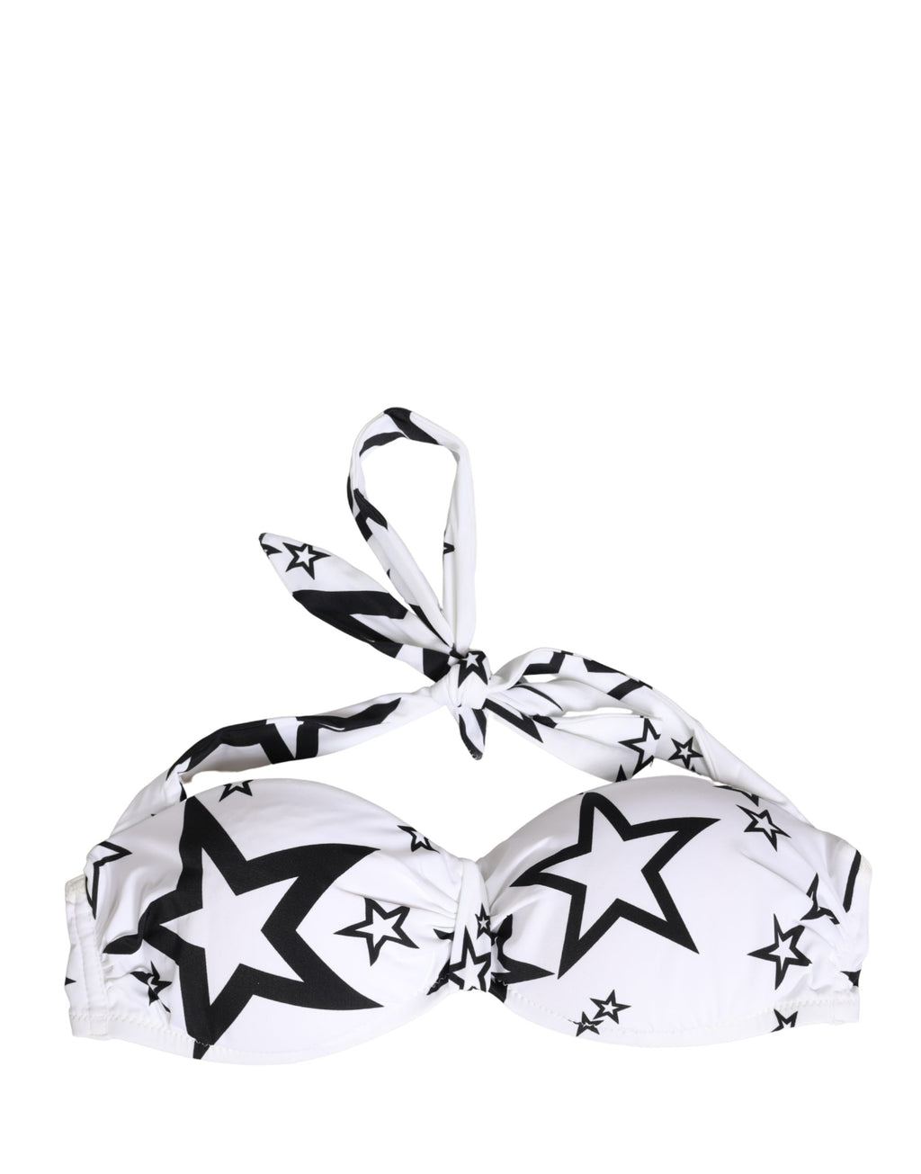 Ropa interior Dolce & Gabbana Millenials Star acolchada tipo bandeau blanca