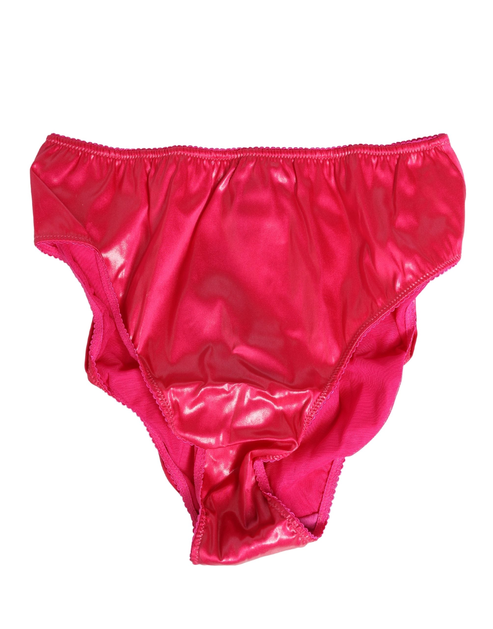 Dolce & Gabbana Culotte gainante en satin de soie rose
