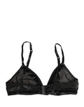 Dolce & Gabbana Black Nylon Stretch Soft Cup Brassiere Underwear
