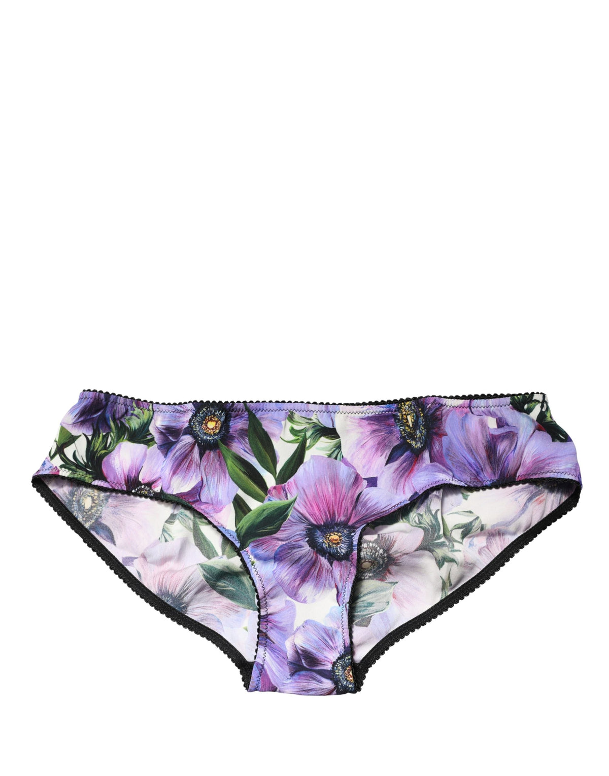 Culotte Dolce & Gabbana multicolore florale taille mi-haute