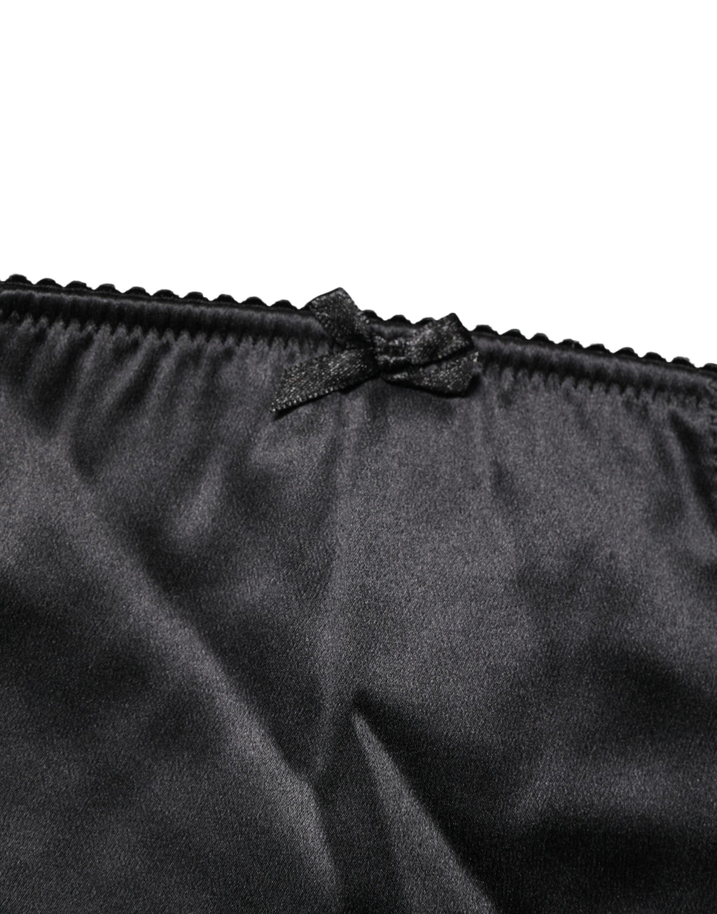 Ropa interior de braga faja de cintura alta de mezcla de seda negra Dolce & Gabbana