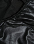 Dolce & Gabbana Black Silk Blend High Waist Girdle Panty Underwear