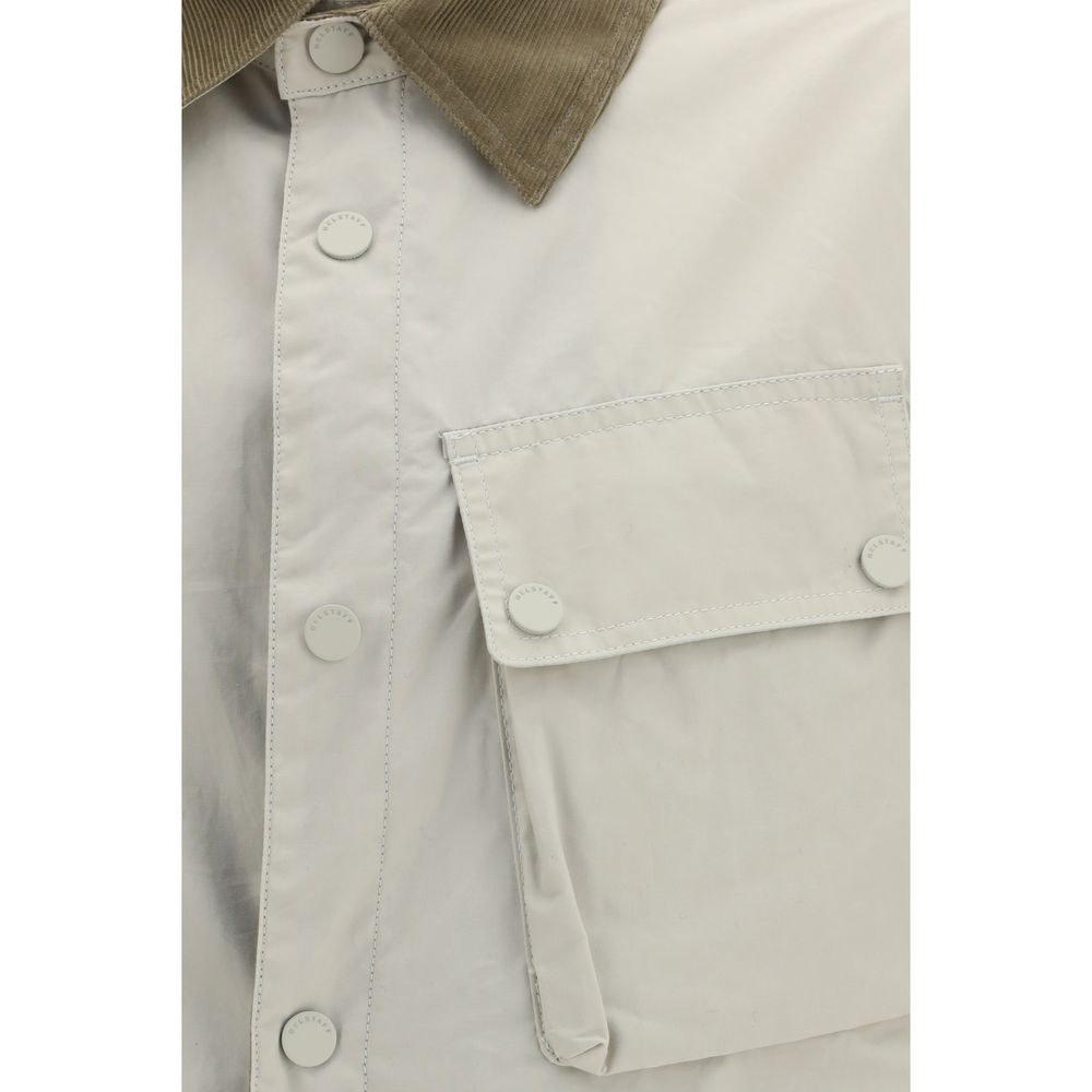 Abrigo Belstaff de algodón beige