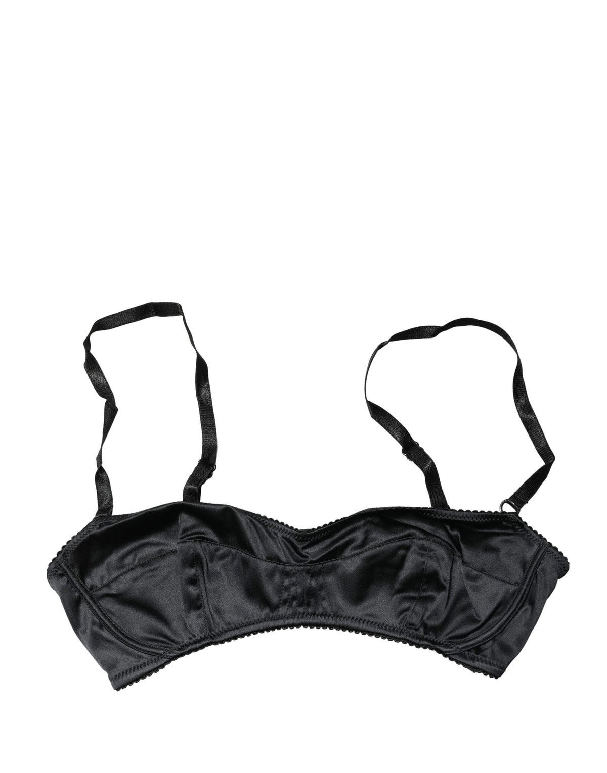 Dolce & Gabbana Black Semi-Pad Underwire Balconette Bra Underwear