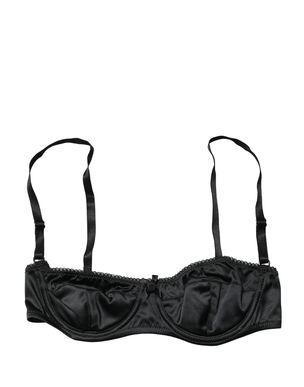 Soutien-gorge balconnet Dolce & Gabbana noir avec armatures semi-rembourrées