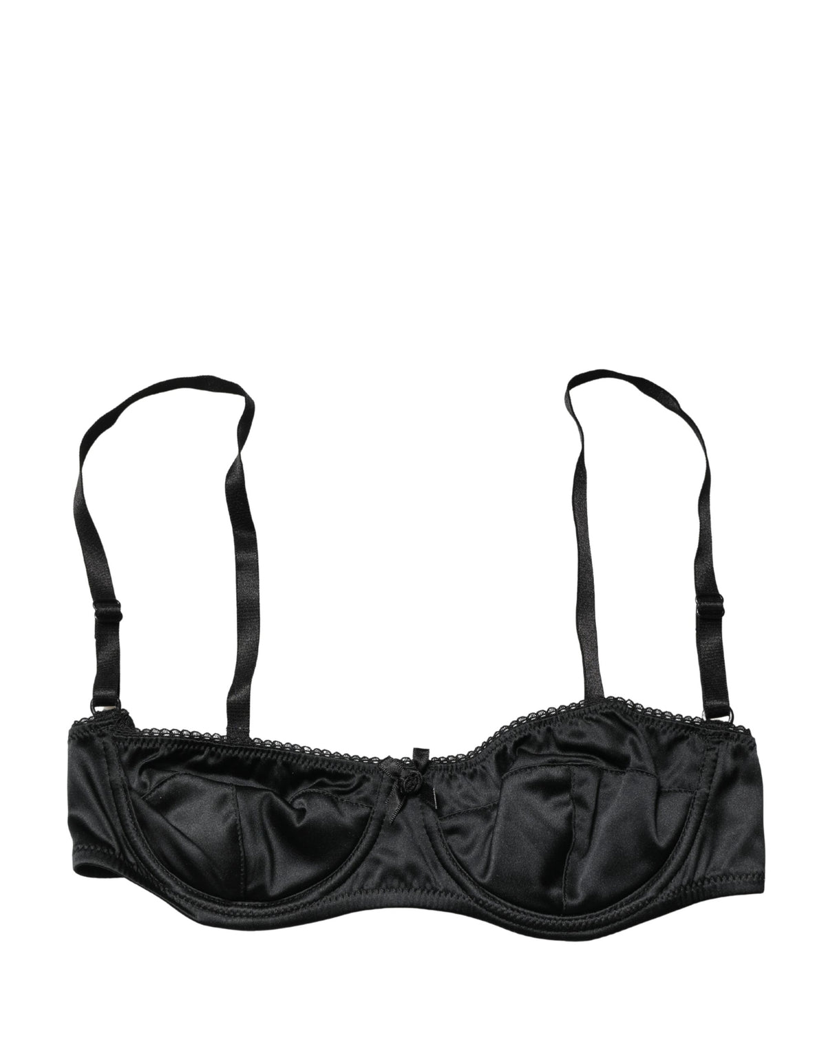 Soutien-gorge balconnet Dolce & Gabbana noir avec armatures semi-rembourrées