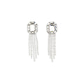 Self-Portrait Silver Brass Earrings